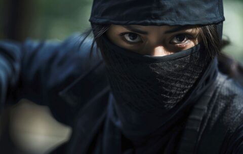 photorealistic-portrait-female-ninja-warrior